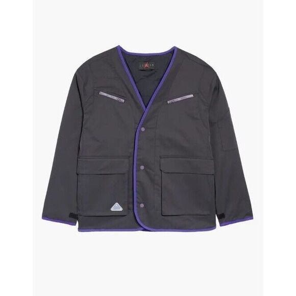 Nike Jordan 23 Engineered Jacket Womens Large Black Concord DQ4537-010 $180 MSRP - Picture 1 of 6